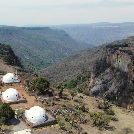 El Gato Glamping Con Vista A Prismas Basalticos Hotel Хуаска де Окампо Екстериор снимка