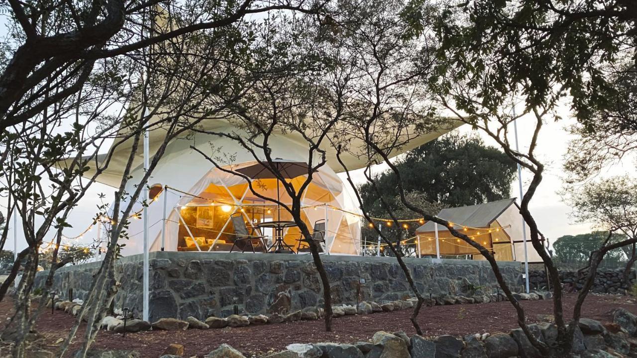 El Gato Glamping Con Vista A Prismas Basalticos Hotel Хуаска де Окампо Екстериор снимка
