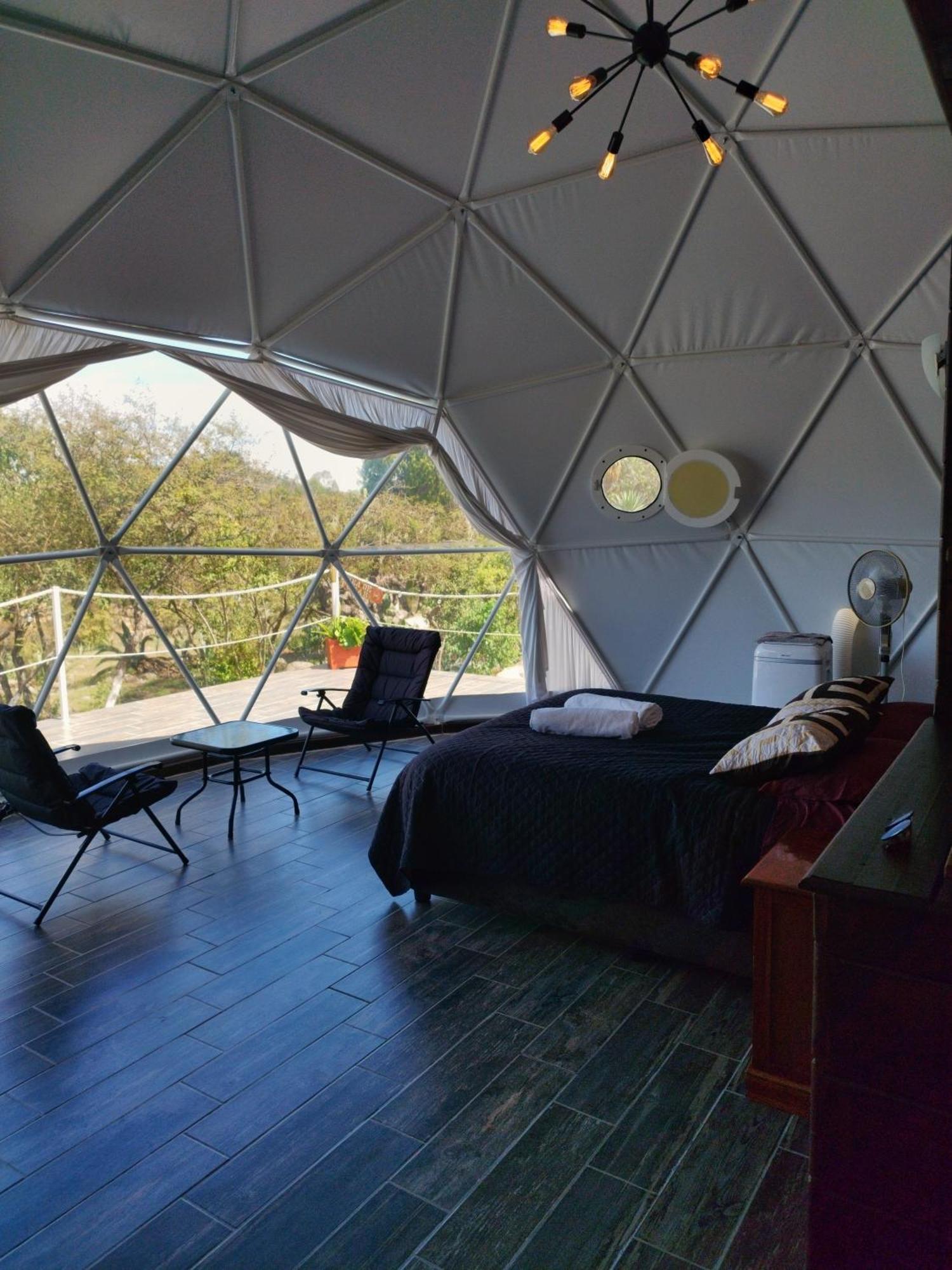 El Gato Glamping Con Vista A Prismas Basalticos Hotel Хуаска де Окампо Екстериор снимка