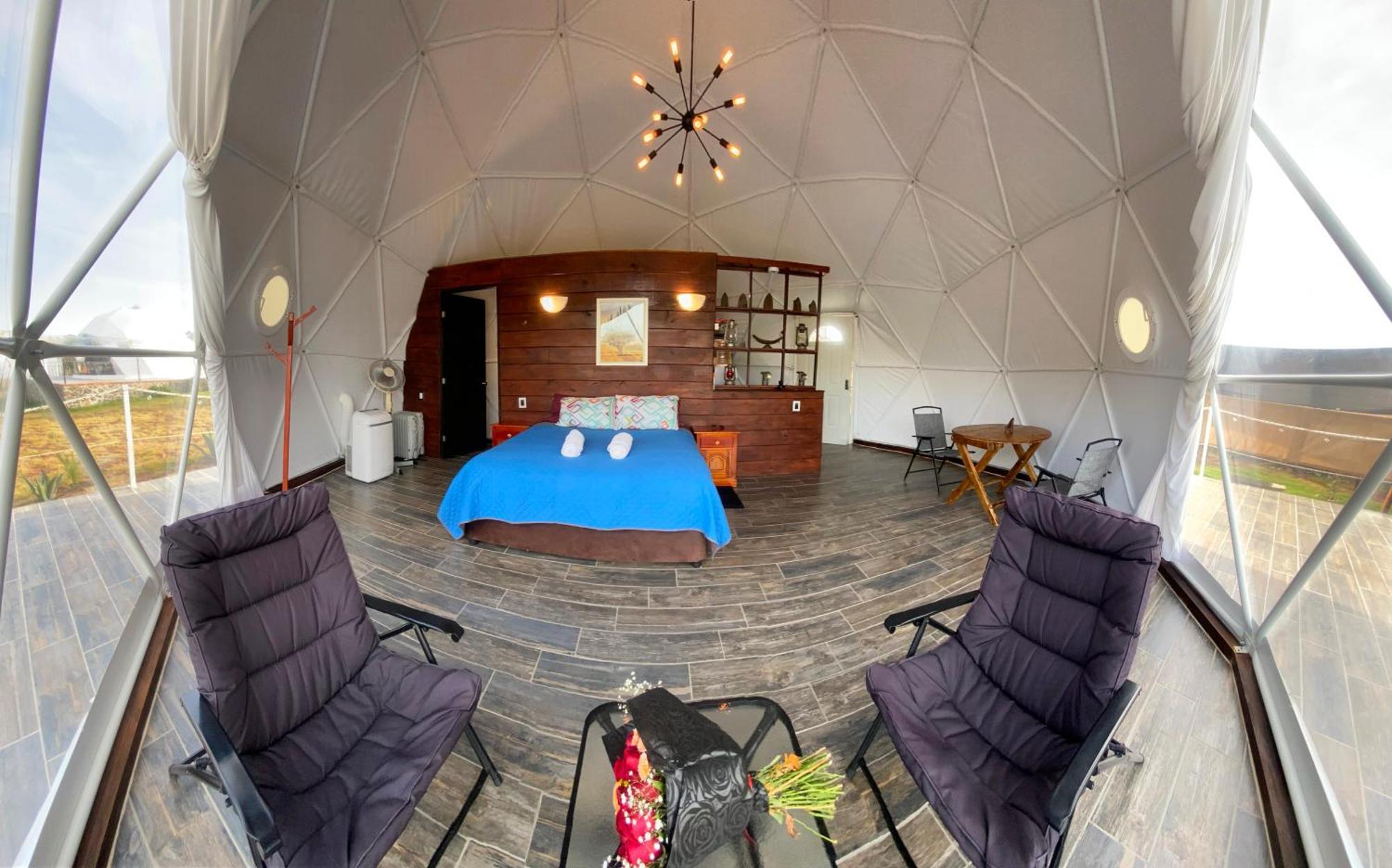 El Gato Glamping Con Vista A Prismas Basalticos Hotel Хуаска де Окампо Екстериор снимка