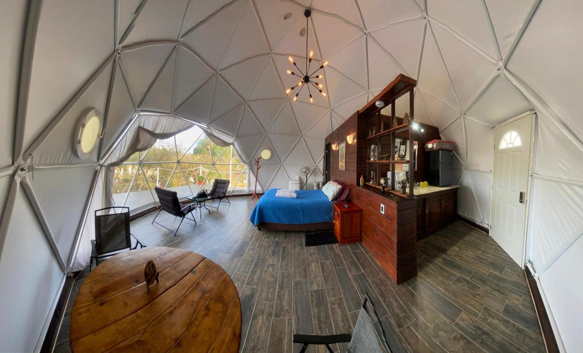 El Gato Glamping Con Vista A Prismas Basalticos Hotel Хуаска де Окампо Екстериор снимка