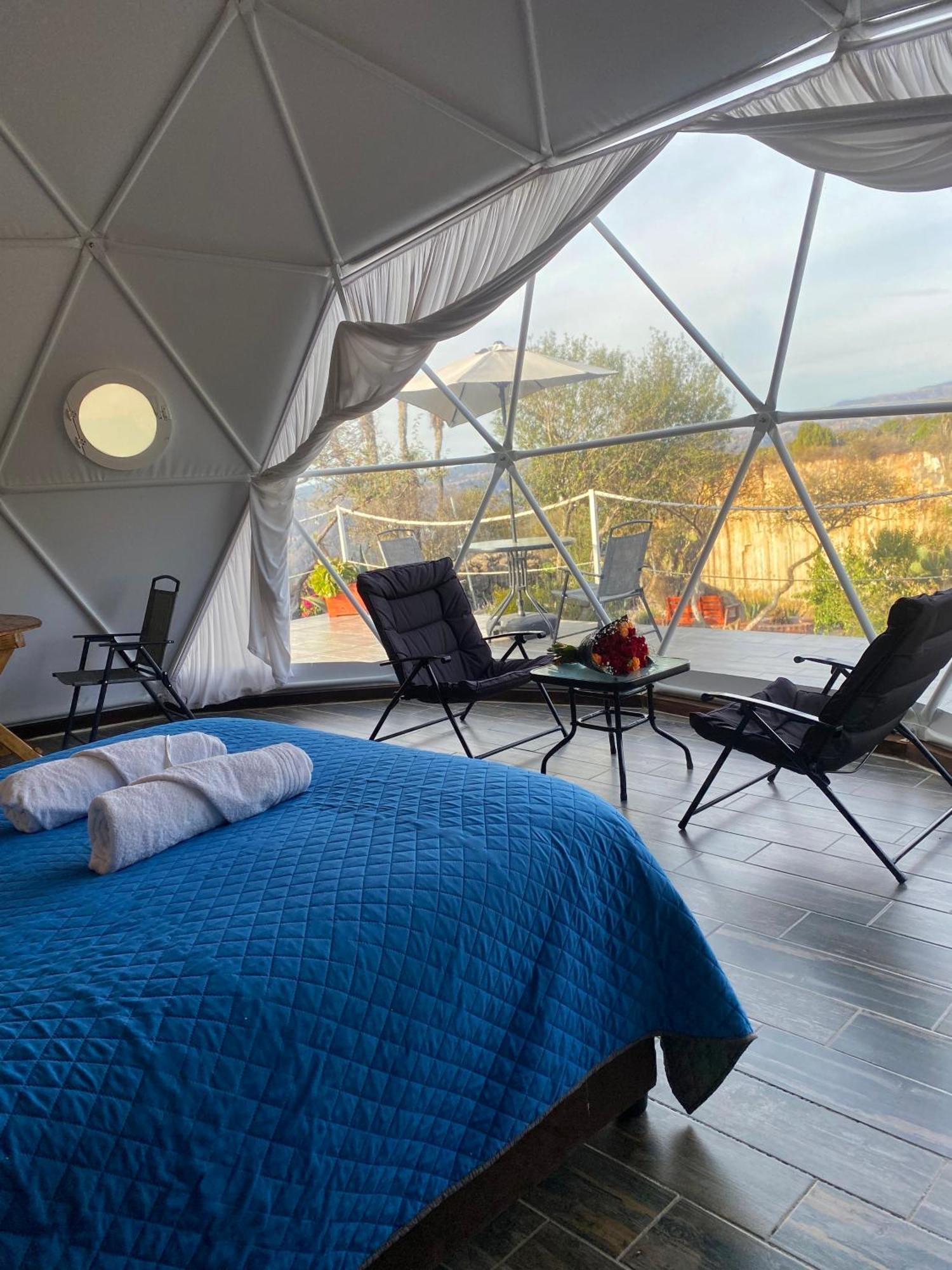 El Gato Glamping Con Vista A Prismas Basalticos Hotel Хуаска де Окампо Екстериор снимка