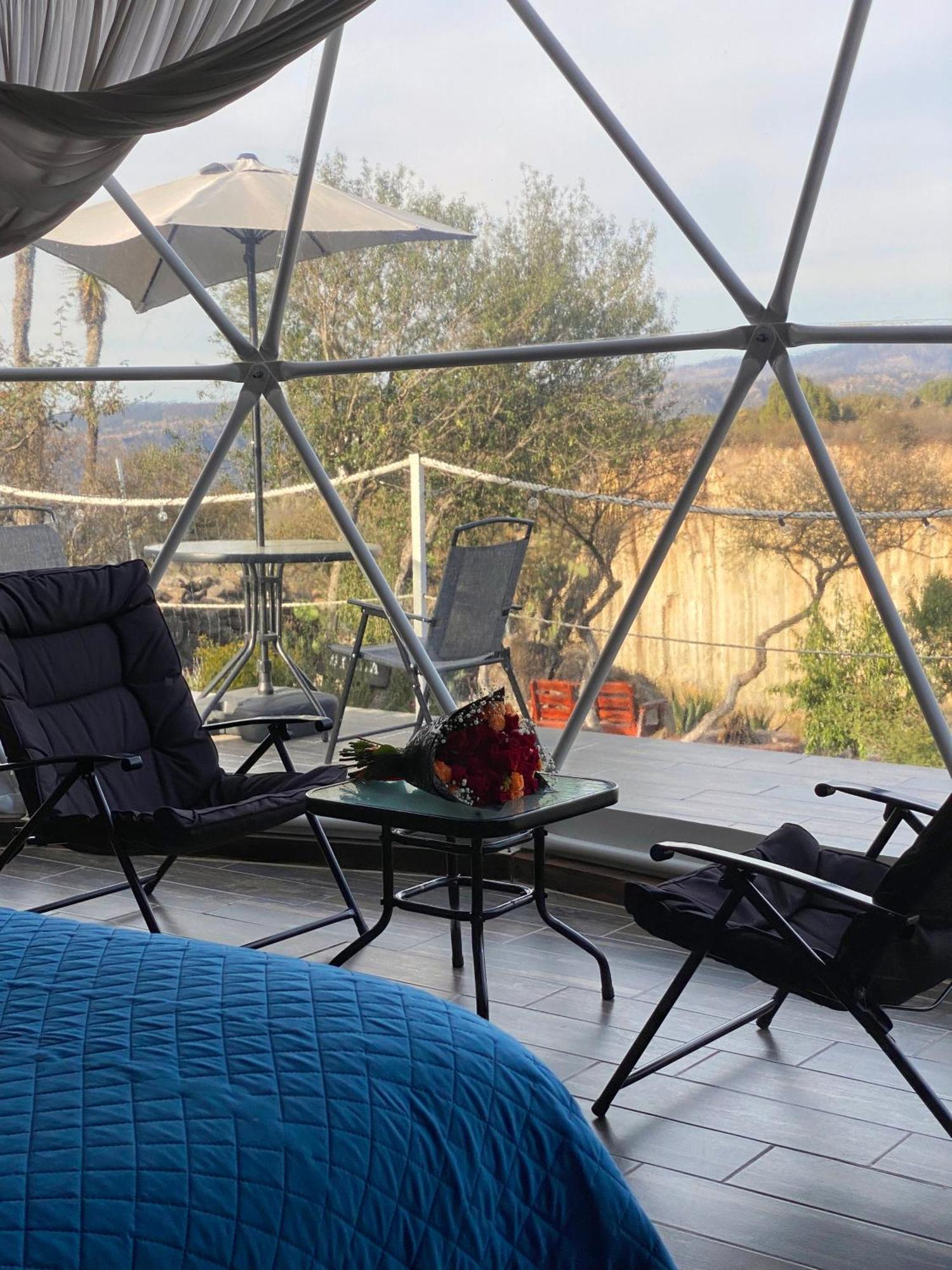El Gato Glamping Con Vista A Prismas Basalticos Hotel Хуаска де Окампо Екстериор снимка