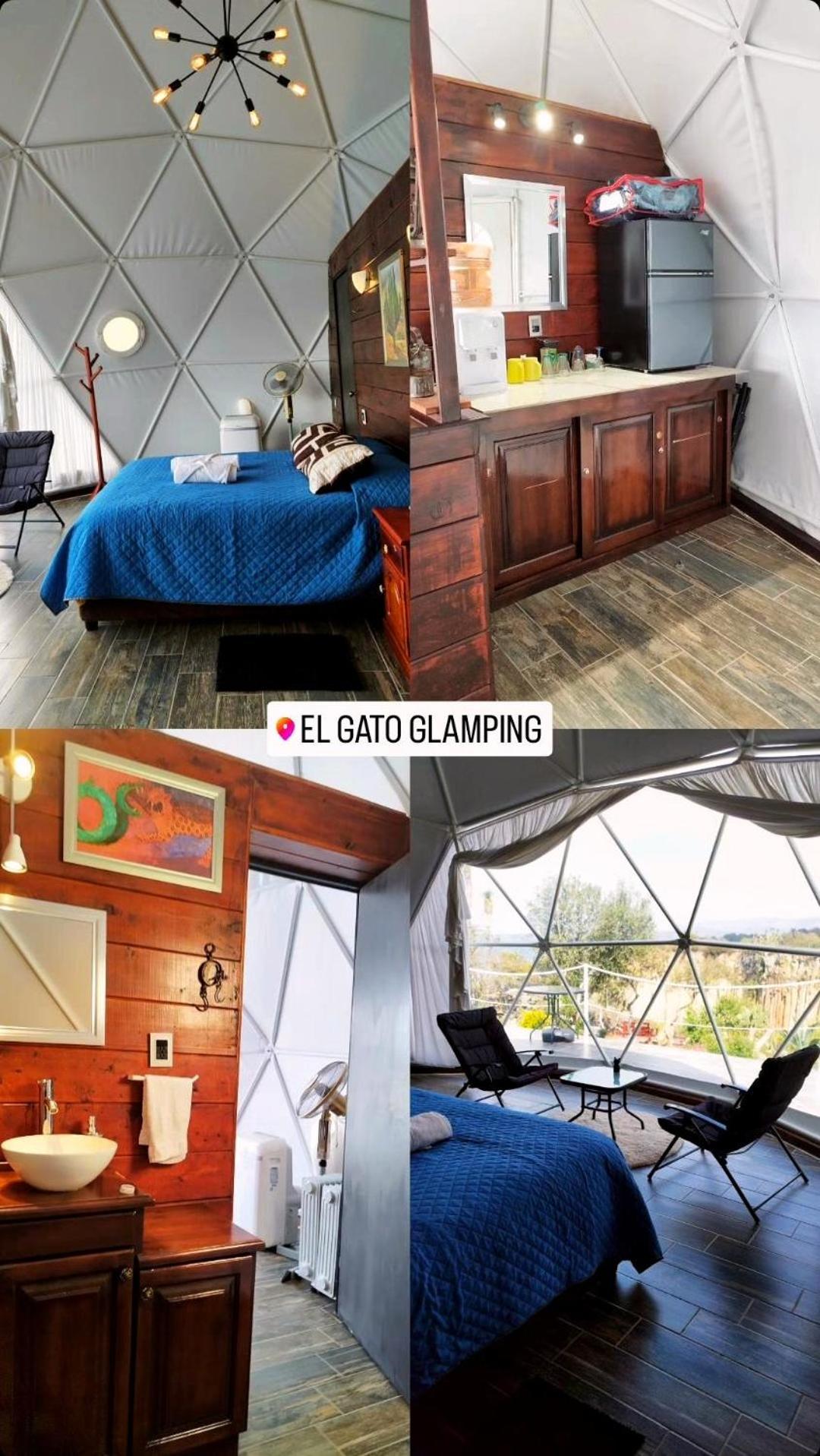 El Gato Glamping Con Vista A Prismas Basalticos Hotel Хуаска де Окампо Екстериор снимка