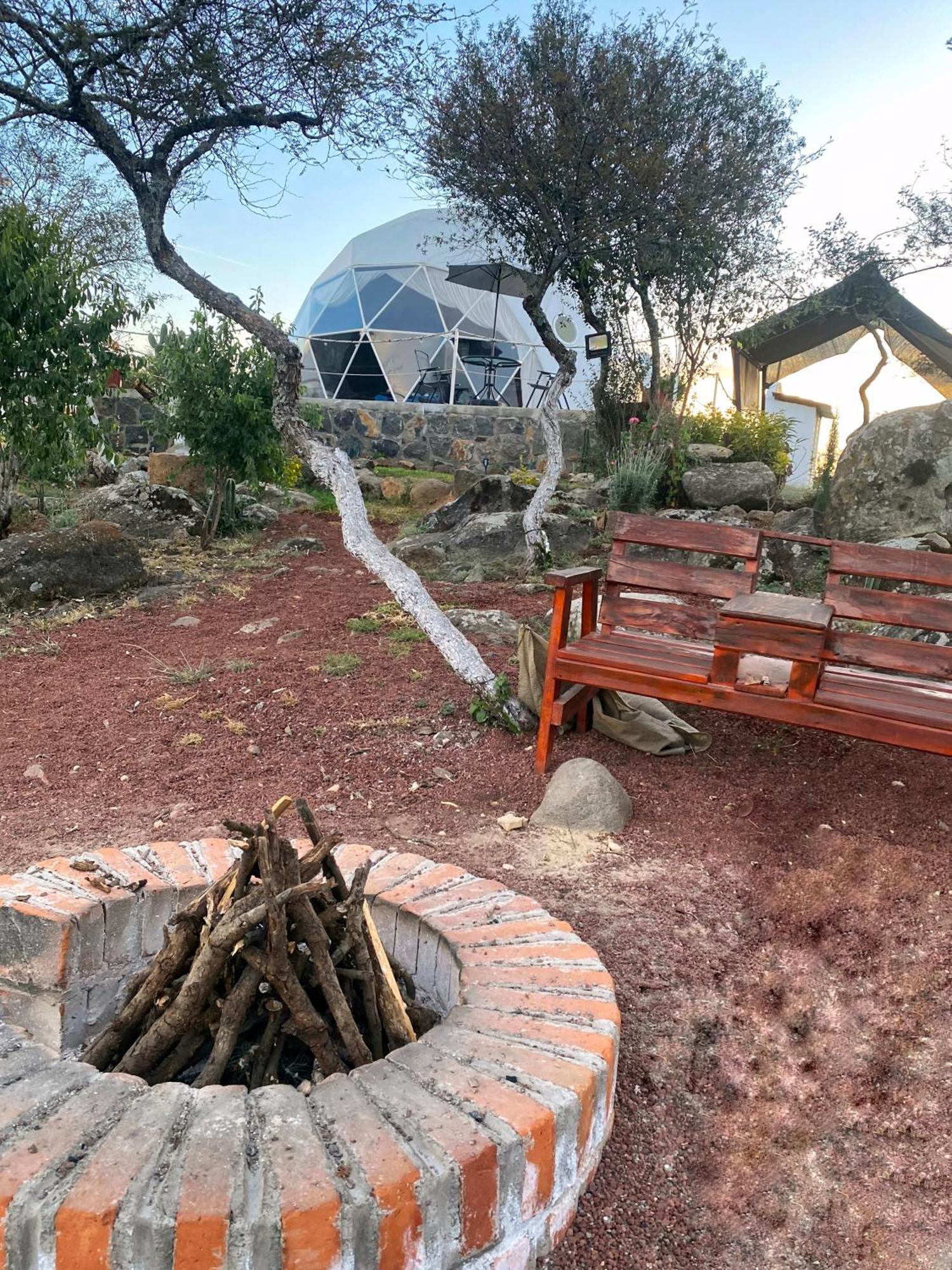 El Gato Glamping Con Vista A Prismas Basalticos Hotel Хуаска де Окампо Екстериор снимка